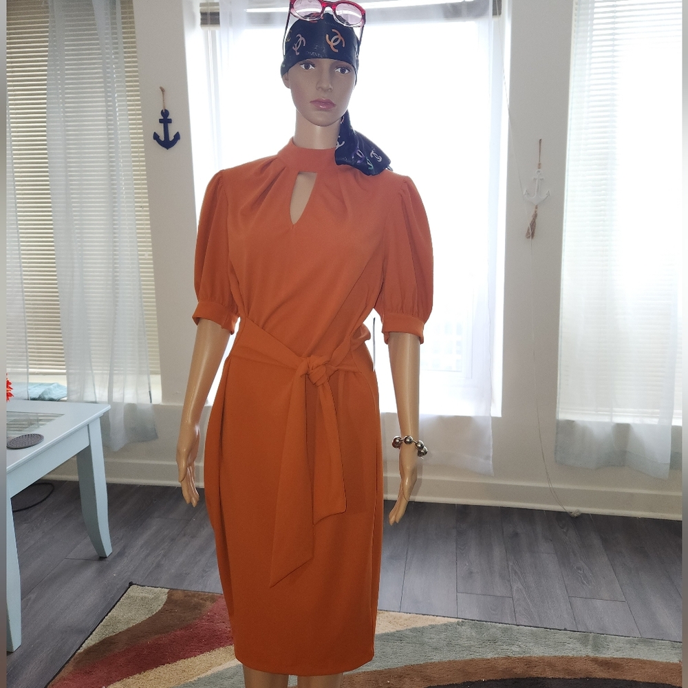 New York & Co Women's Puff Dress